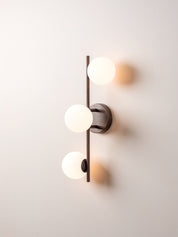 Coro - 3 light bronze and opal ceiling / wall | Ceiling Light | Lights & Lamps | UK | Modern Affordable Designer Lighting