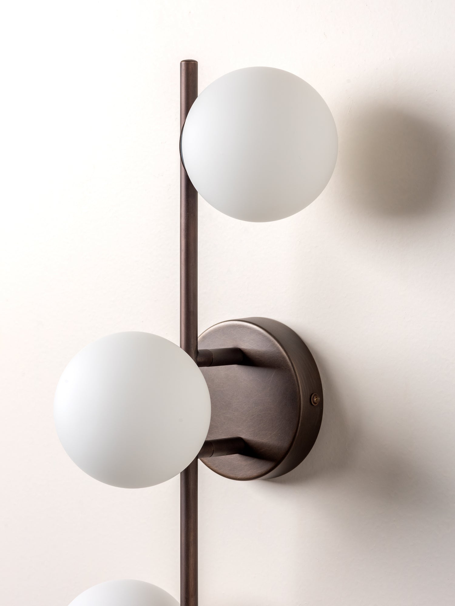 Coro - 3 light bronze and opal ceiling / wall | Ceiling Light | Lights & Lamps | UK | Modern Affordable Designer Lighting