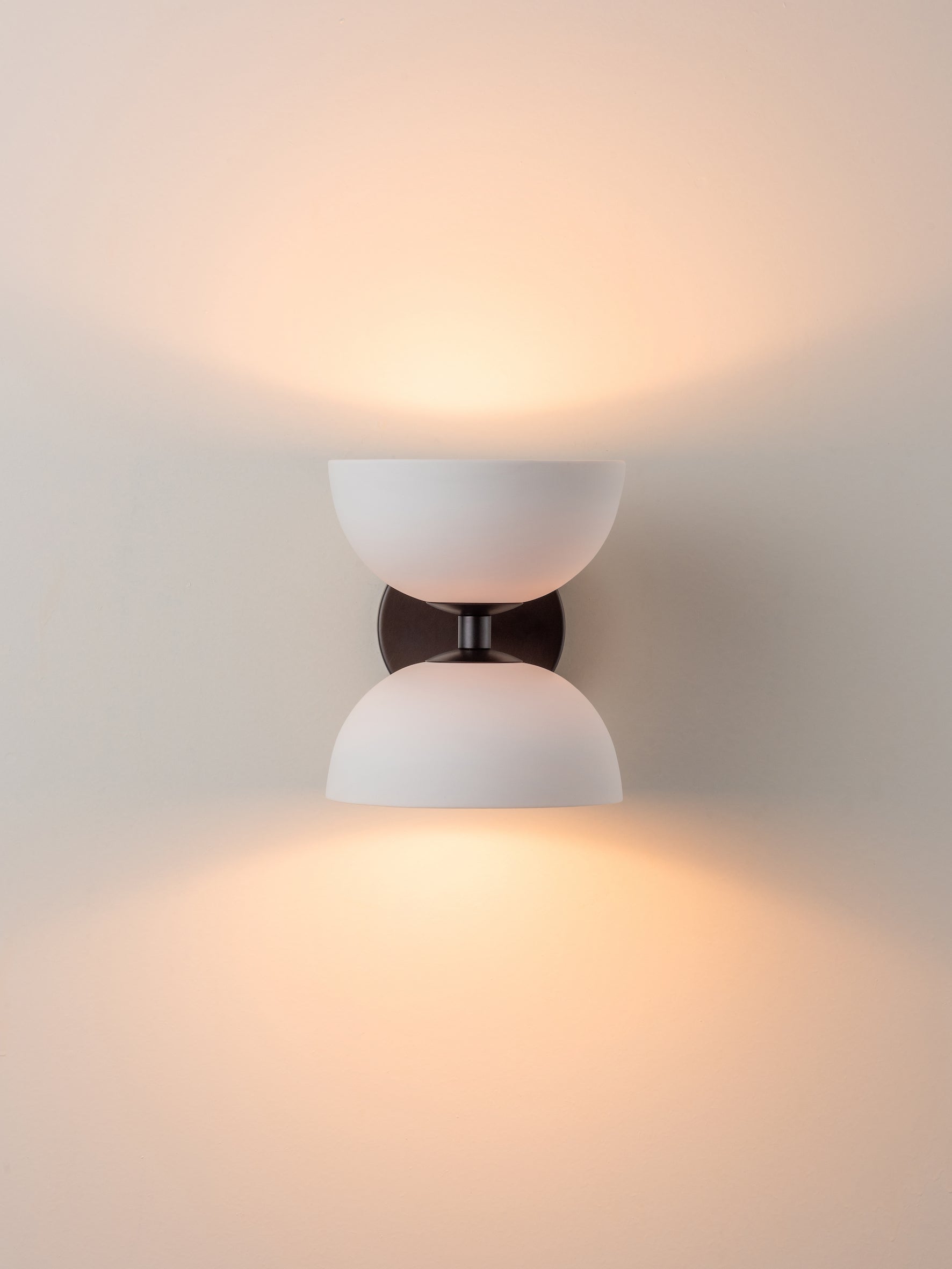 Ruzo - 2 light bronze and porcelain wall light | Wall Light | Lights & Lamps | UK | Modern Affordable Designer Lighting