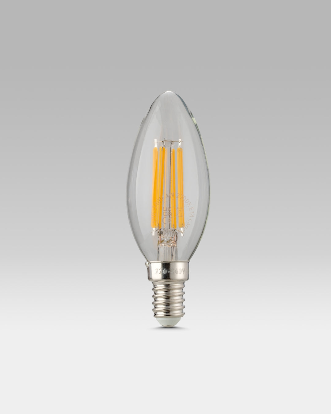 E14 candle bulb - clear