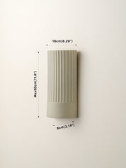 Enza - warm white  ribbed ceramic wall light | Wall Light | lights&lamps | UK | Modern Affordable Designer Lighting