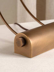 Deska - aged brass and linen task lamp | Table Lamp | Lights & Lamps | UK | Modern Affordable Designer Lighting