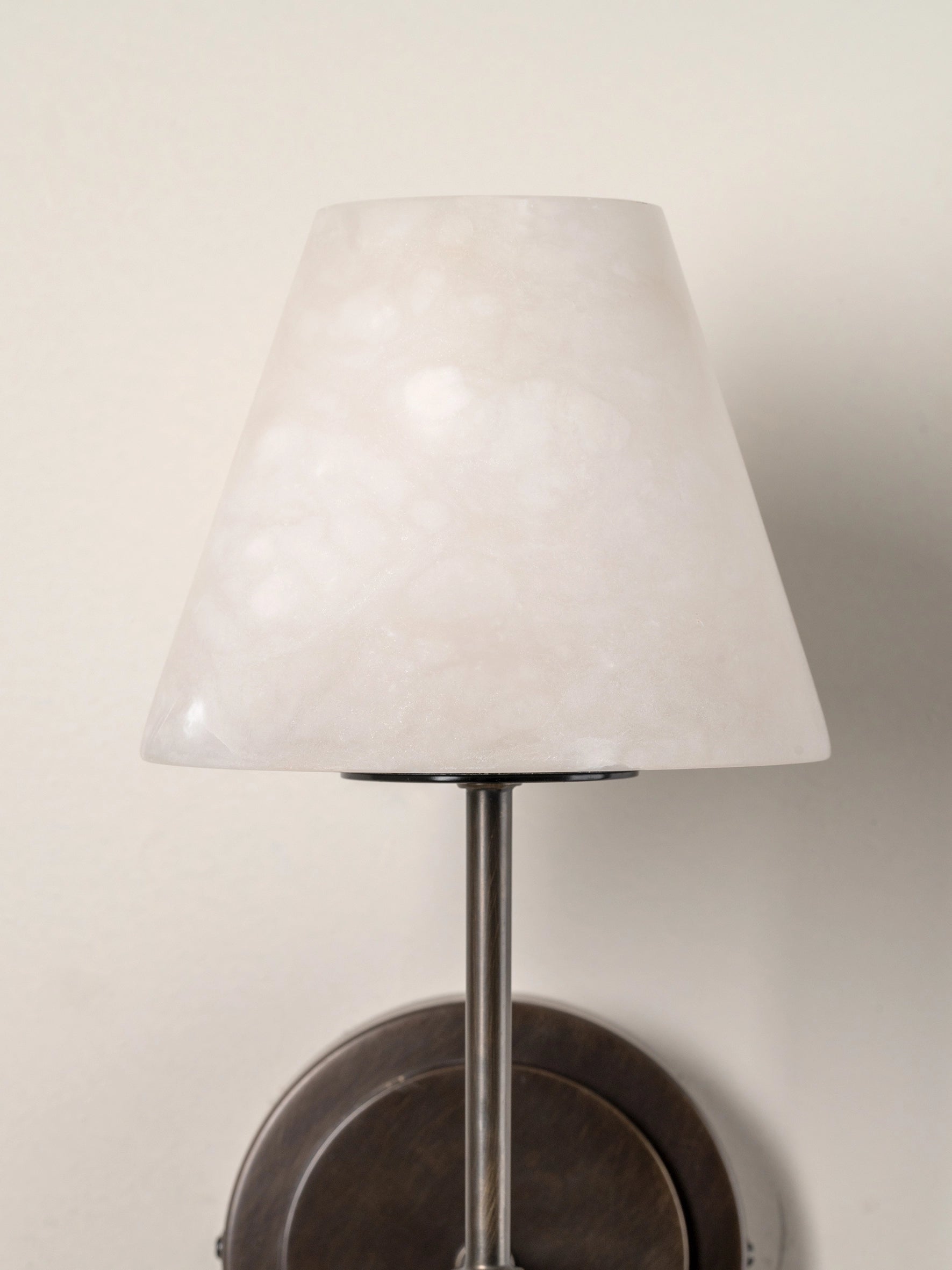 Alba - 1 light alabaster glass and bronze wall light | Wall light | lights & lamps | Modern affordable designer lighting