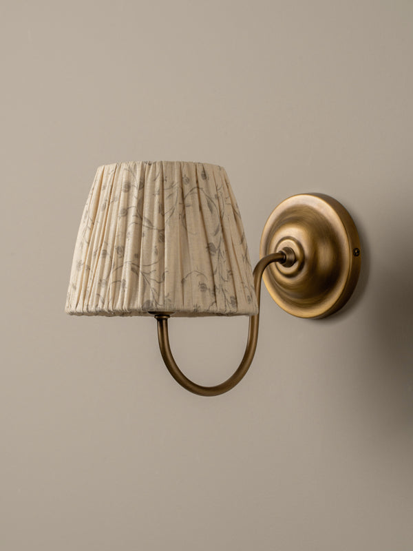 Ashbury aged brass wall light | Wall Light | Lights & Lamps | UK | Modern Affordable Designer Lighting