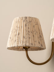 Ashbury double aged brass wall light | Wall Light | lights&lamps | UK | Modern Affordable Designer Lighting