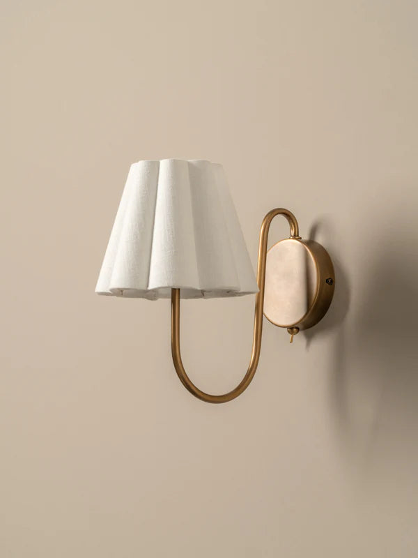 Aston aged brass wall light | Wall Light | lights&amp;lamps | UK | Modern Affordable Designer Lighting