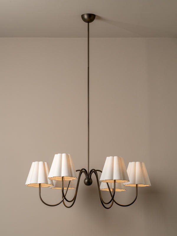 Aston bronze chandelier