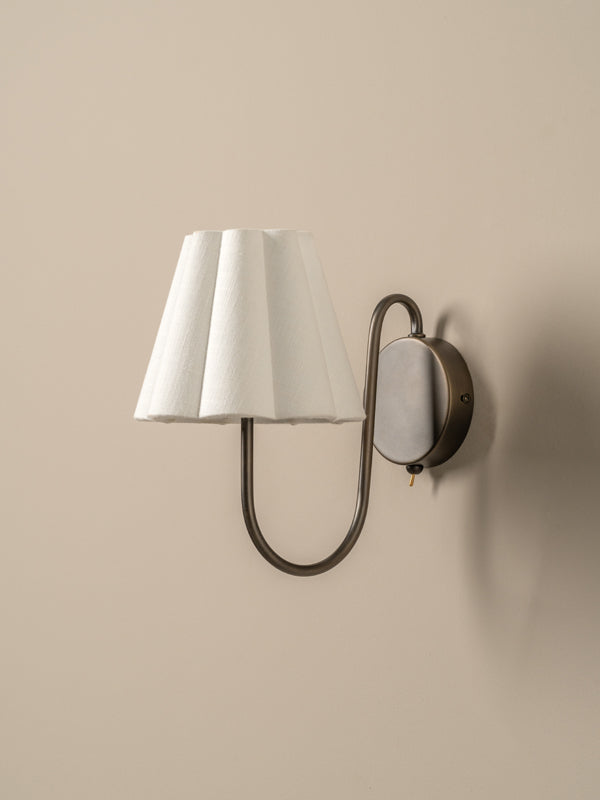 Aston aged brass wall light | Wall Light | Lights & Lamps | UK | Modern Affordable Designer Lighting