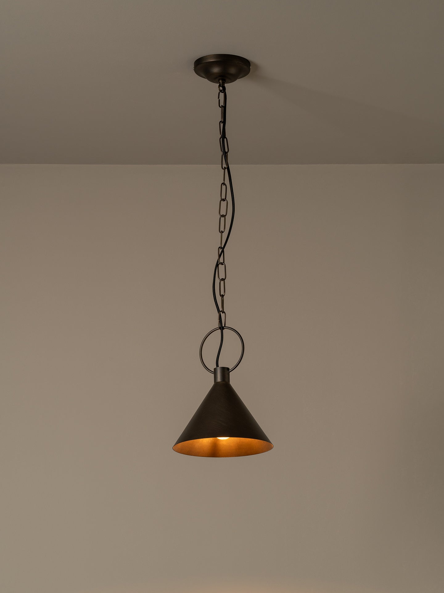 Bladen small bronze pendant | Ceiling Light | lights&lamps | UK | Modern Affordable Designer Lighting