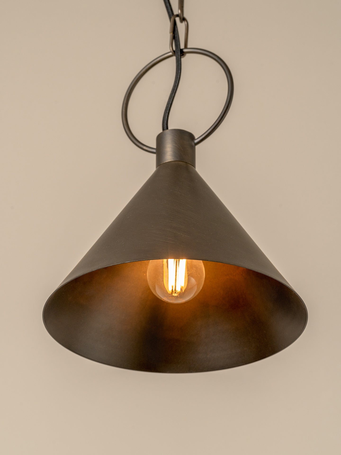 Bladen small bronze pendant | Ceiling Light | lights&lamps | UK | Modern Affordable Designer Lighting