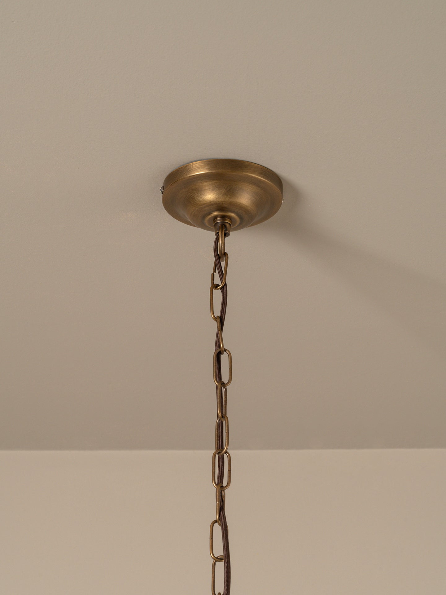 Bladen tall aged brass pendant | Ceiling Light | lights&lamps | UK | Modern Affordable Designer Lighting