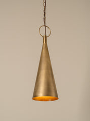 Bladen tall aged brass pendant | Ceiling Light | lights&lamps | UK | Modern Affordable Designer Lighting