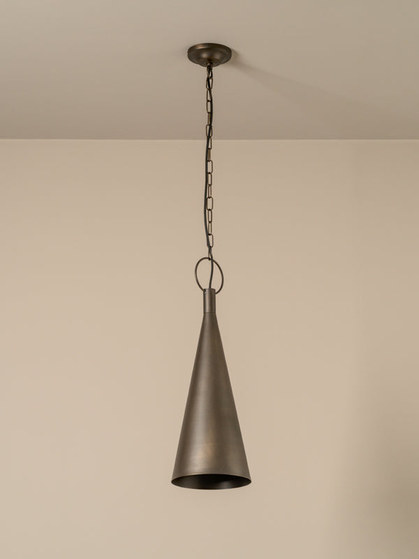 Bladen tall bronze pendant | Ceiling Light | Lights & Lamps | UK | Modern Affordable Designer Lighting