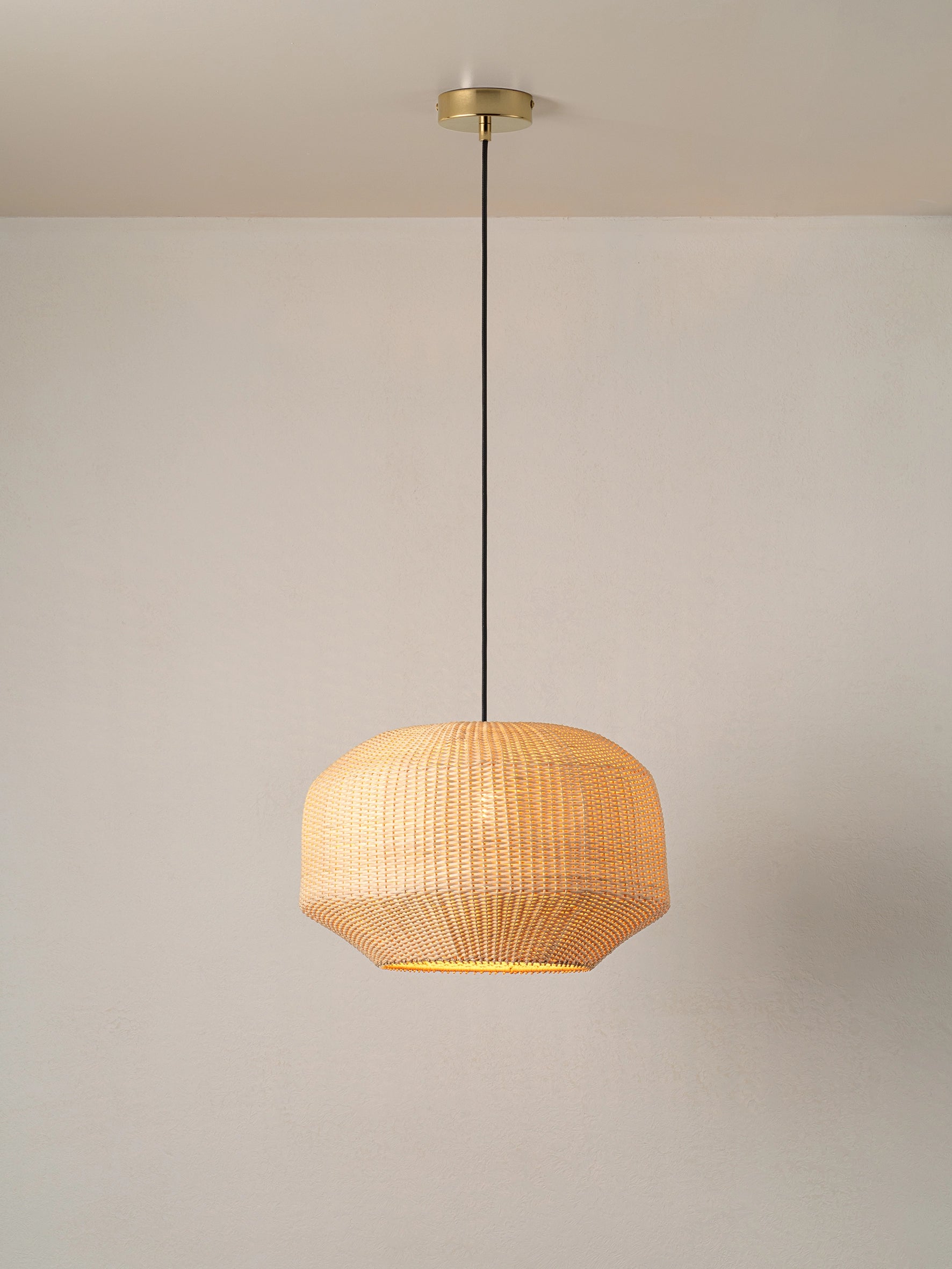 Budi - large handwoven rattan lampshade | Ceiling light | lights & lamps | Modern affordable designer lighting