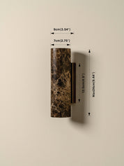 Calla dark emperador wall light