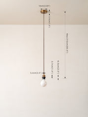 Capel - aged brass drop cap lampholder kit | Ceiling Light | lights&lamps | UK | Modern Affordable Designer Lighting