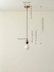 Capel - 1 light burnished brass drop cap lampholder kit | Ceiling Light | lights&lamps | UK | Modern Affordable Designer Lighting
