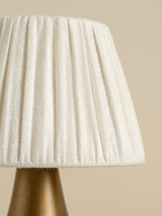 Cenare - aged brass and linen rechargeable table lamp | Table Lamp | lights&lamps | UK | Modern Affordable Designer Lighting