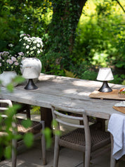 Cenare - bronze and linen rechargeable table lamp | Table Lamp | Lights & Lamps | UK | Modern Affordable Designer Lighting