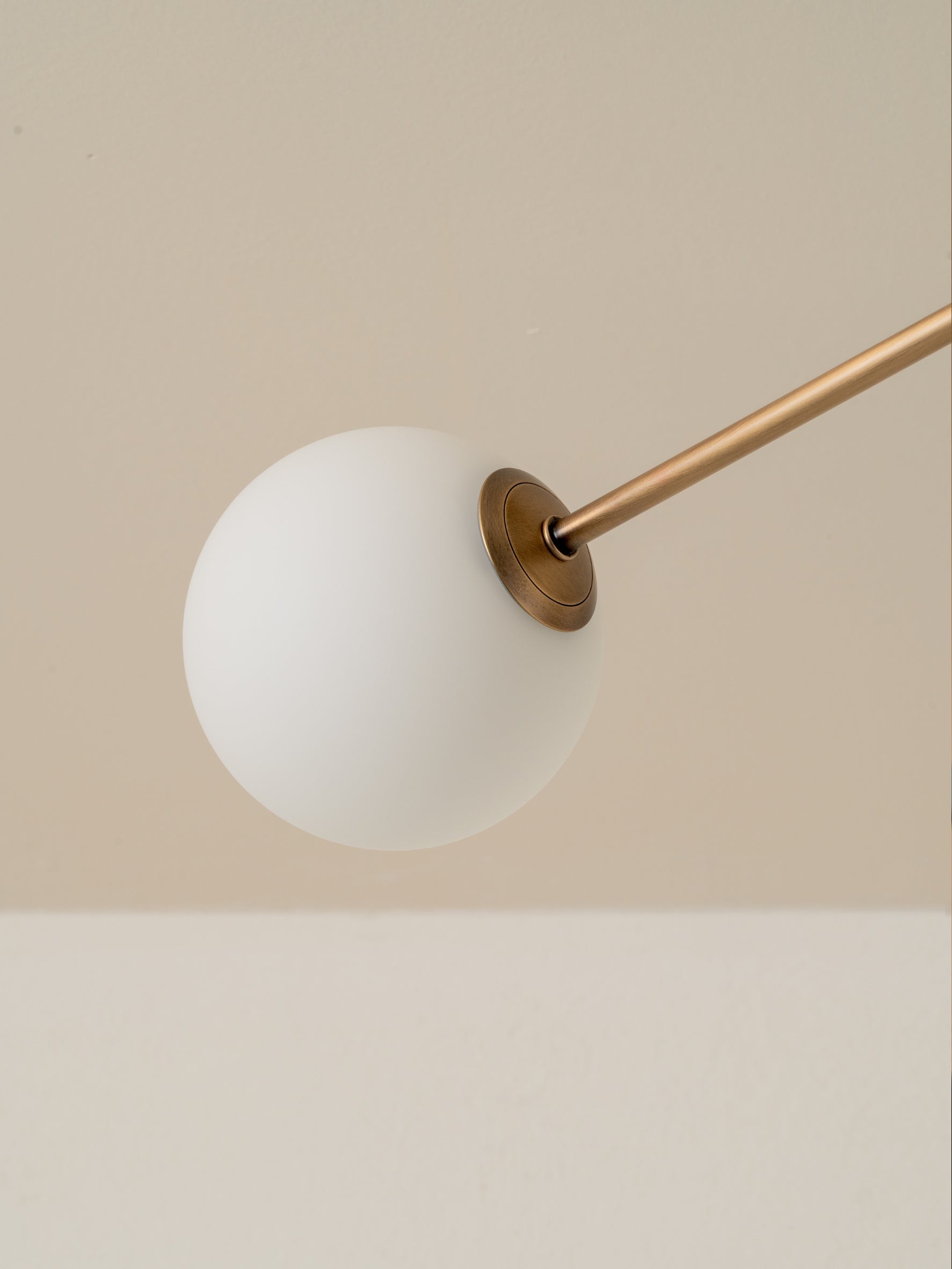 Chelso - 4 light aged brass and opal flush | Ceiling Light | Lights & Lamps | UK | Modern Affordable Designer Lighting