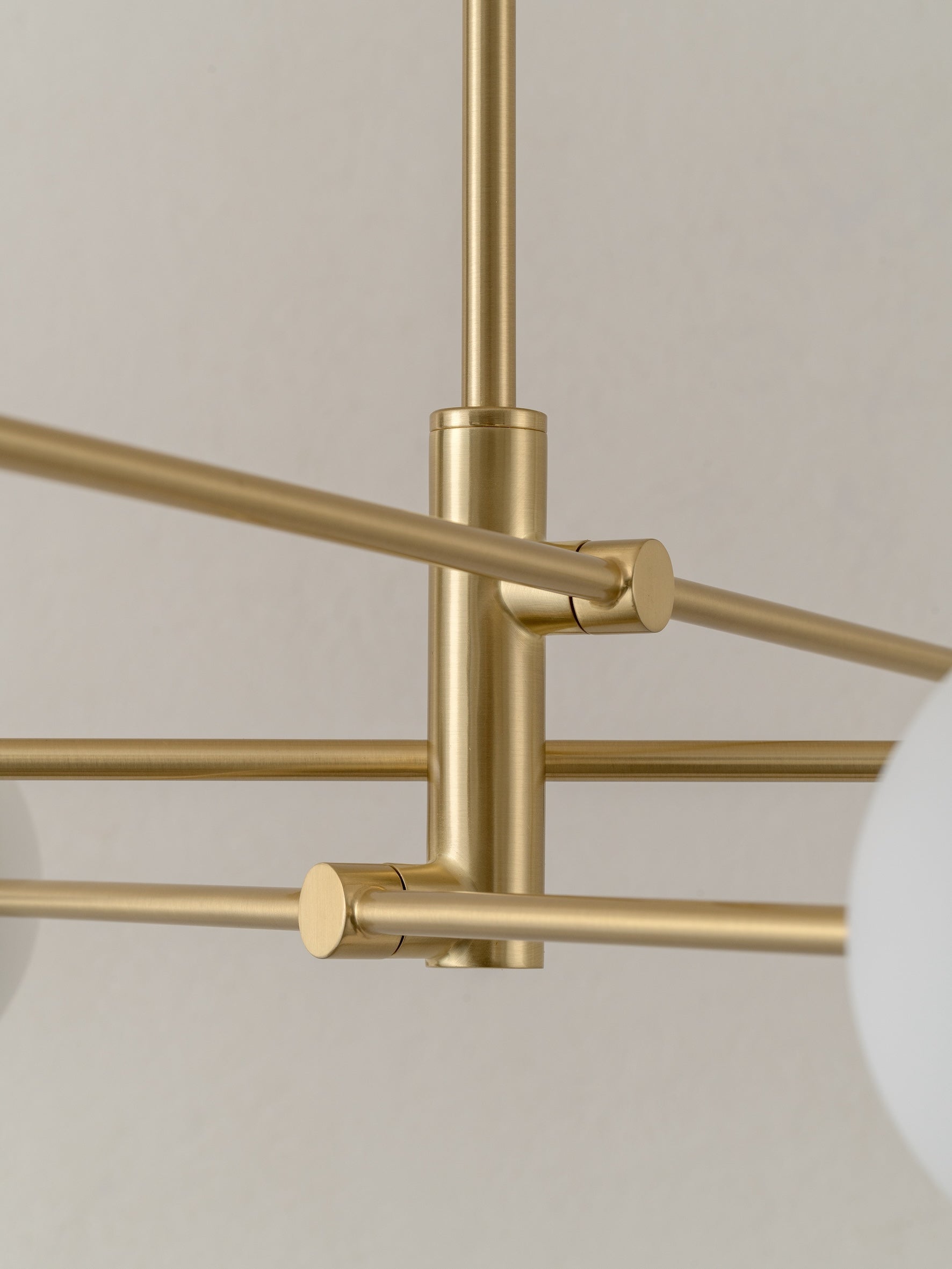 Chelso - 6 light brass and opal pendant | Ceiling Light | Lights & Lamps | UK | Modern Affordable Designer Lighting