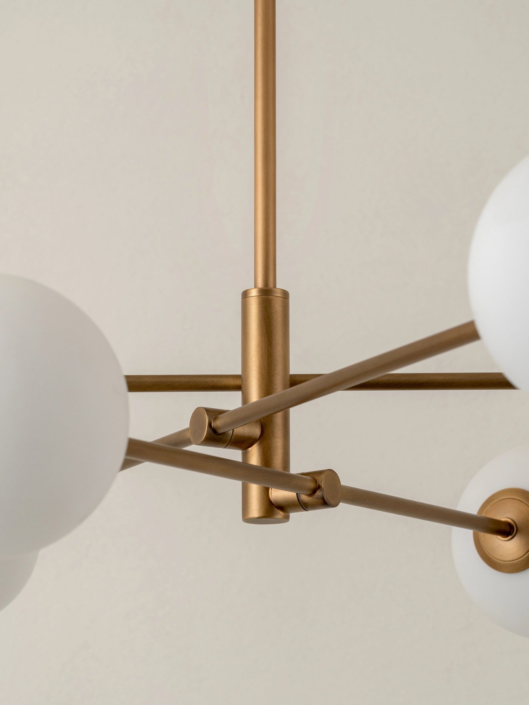 Chelso - 6 light aged brass and opal pendant | Ceiling Light | Lights & Lamps | UK | Modern Affordable Designer Lighting