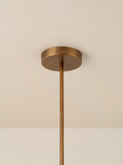 Chelso - 6 light aged brass and opal pendant | Ceiling Light | Lights & Lamps | UK | Modern Affordable Designer Lighting