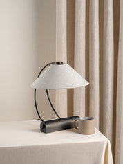 Deska - bronze and linen task lamp | Table Lamp | lights&lamps | UK | Modern Affordable Designer Lighting