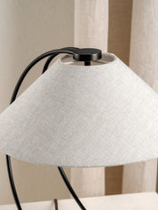 Deska - bronze and linen task lamp | Table Lamp | lights&lamps | UK | Modern Affordable Designer Lighting