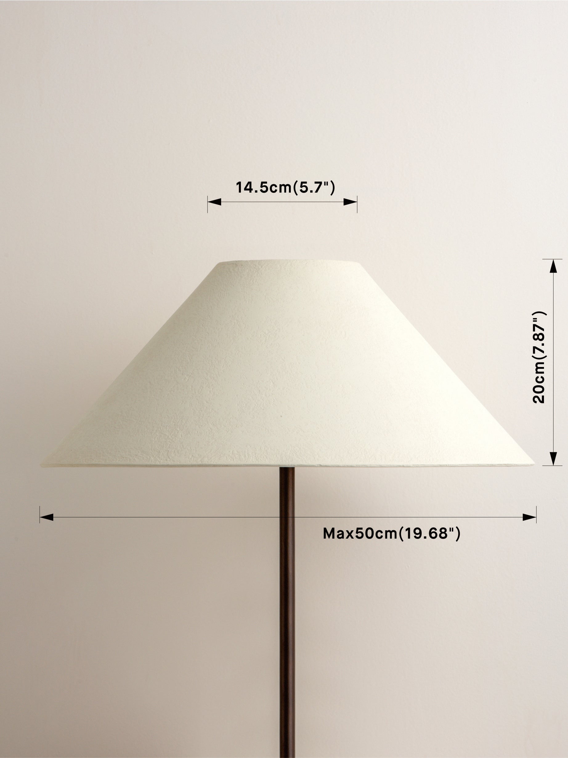 Edition 1.10 - plaster coated lampshade - shade only | Table Lamp | lights&lamps | UK | Modern Affordable Designer Lighting