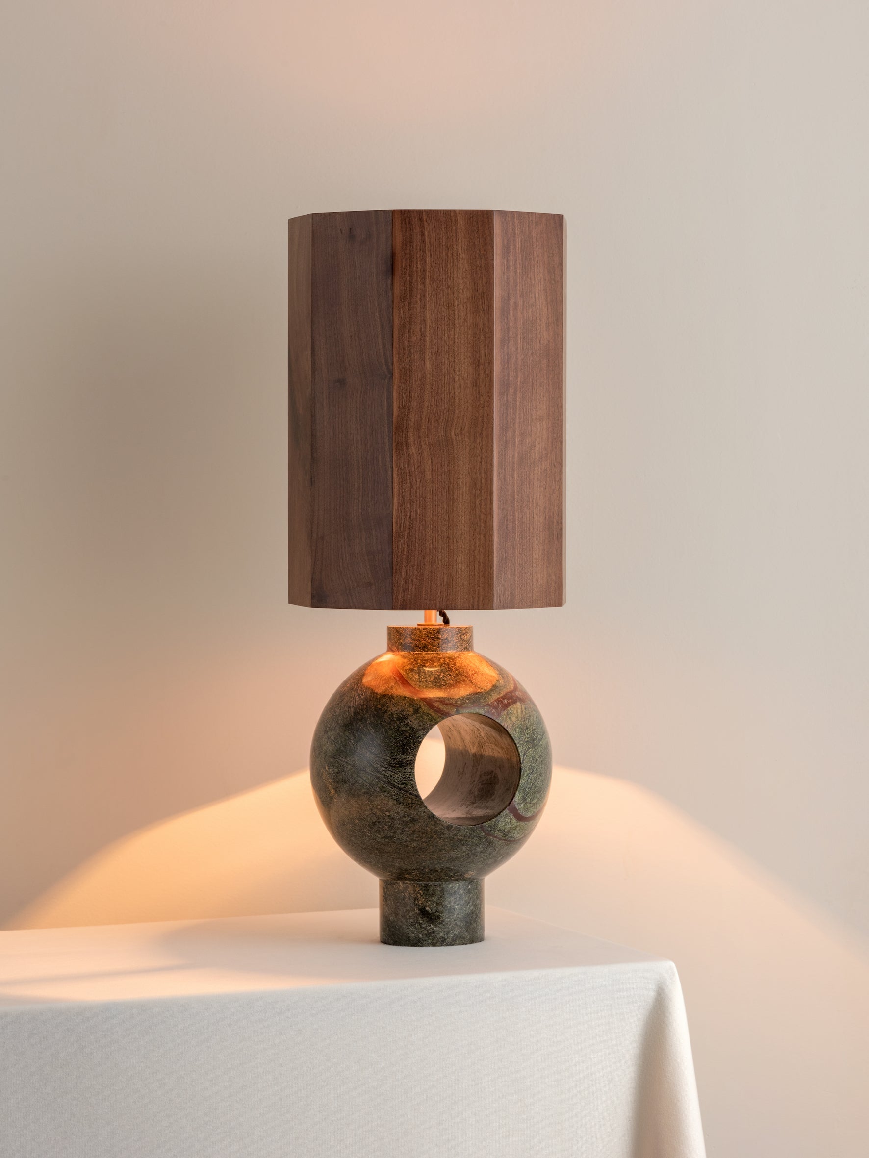 Marble stone deals lamp