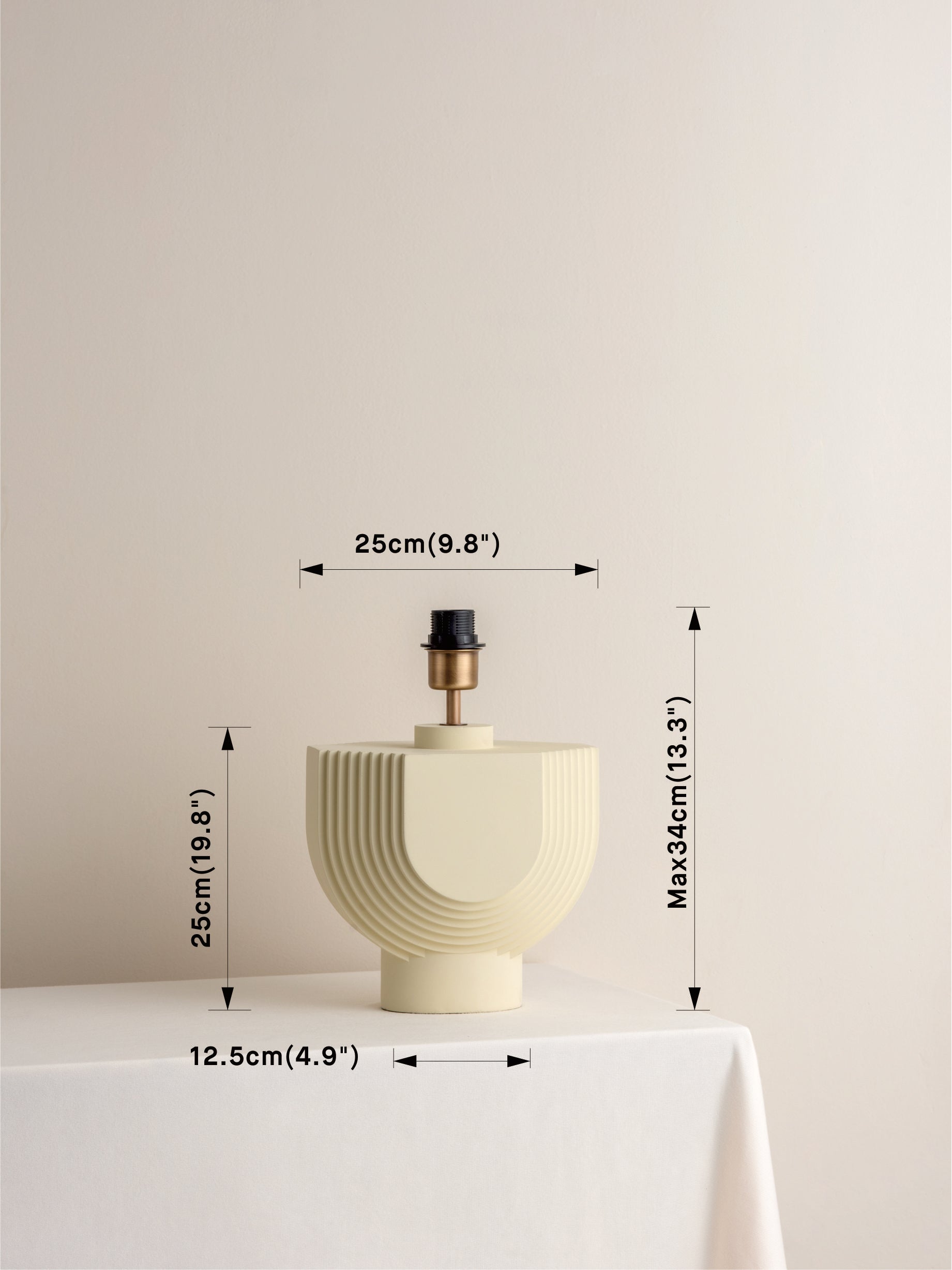 Edition 1.3 - concrete table lamp - base only | Table Lamp | lights&lamps | UK | Modern Affordable Designer Lighting