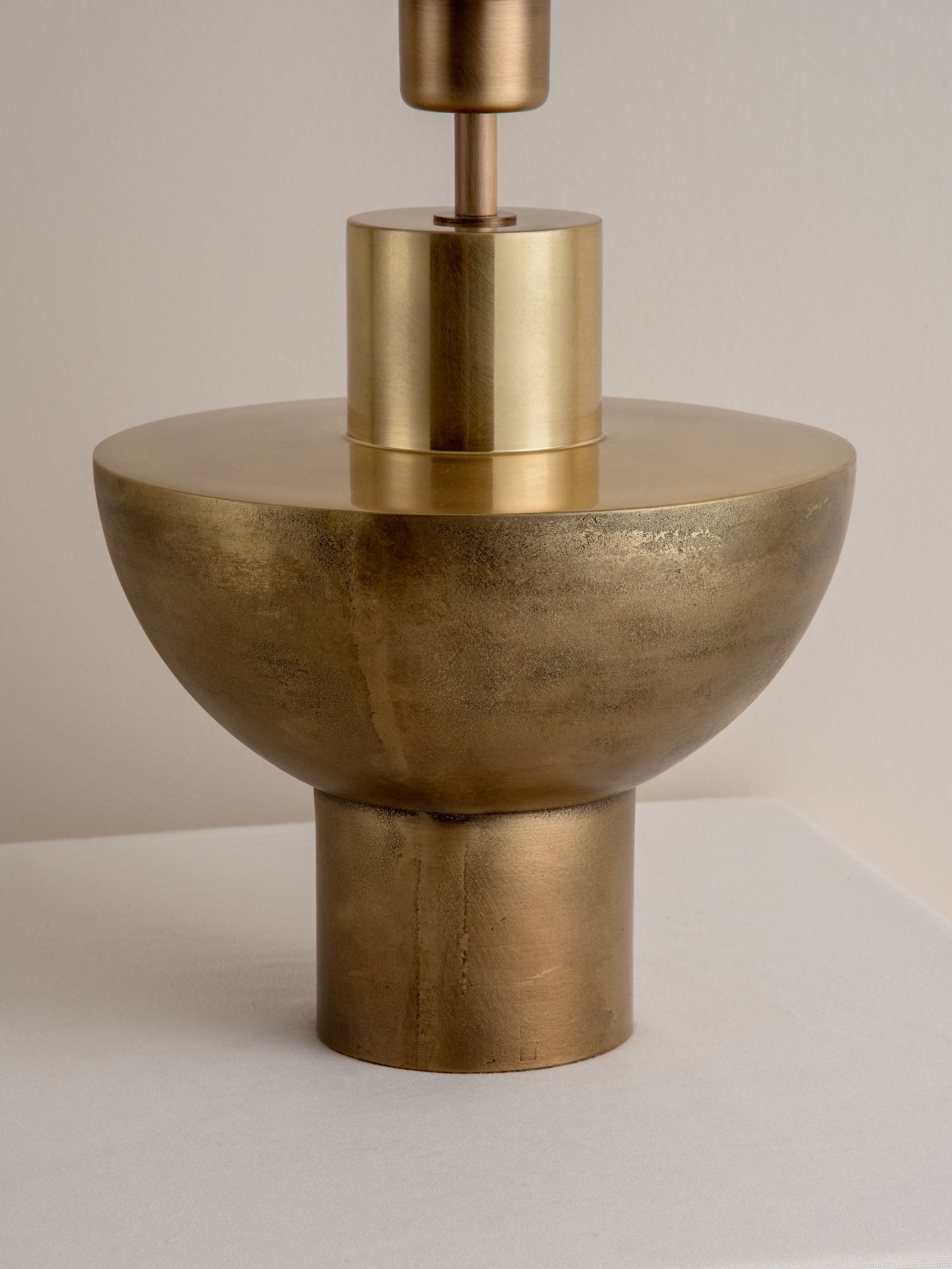 Editions brass lamp with + bronze shade | Table Lamp | Lights & Lamps | UK | Modern Affordable Designer Lighting