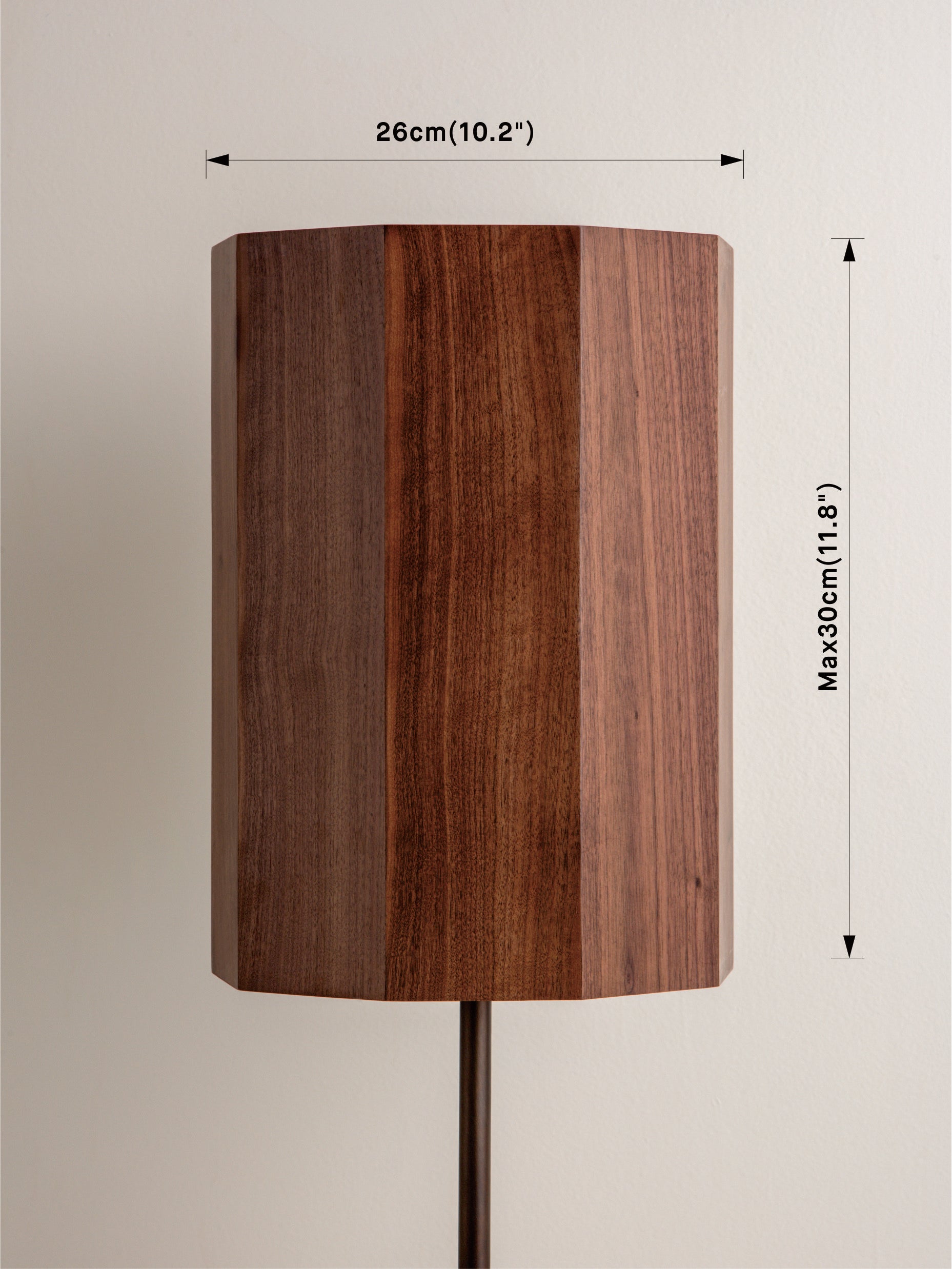 Editions walnut wood lampshade - shade only | Table Lamp | Lights & Lamps | UK | Modern Affordable Designer Lighting