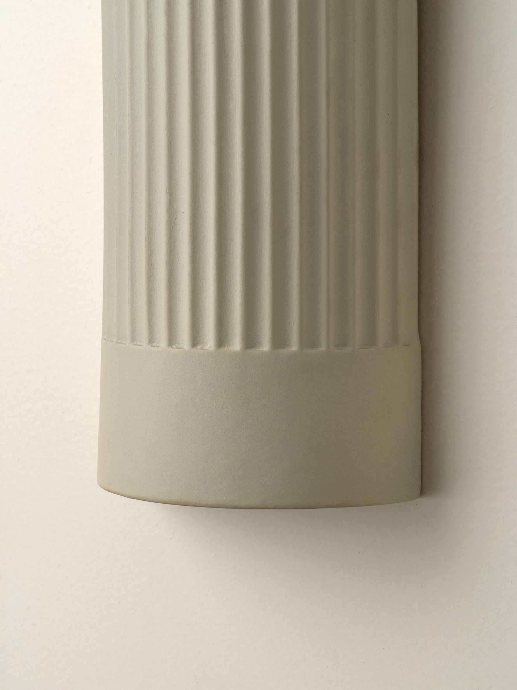 Enza - warm white  ribbed concrete wall light | Wall Light | Lights & Lamps | UK | Modern Affordable Designer Lighting