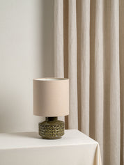 Filaree - short green glazed ceramic table lamp | Table Lamp | lights&lamps | UK | Modern Affordable Designer Lighting