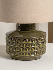 Filaree - short green glazed ceramic table lamp | Table Lamp | lights&lamps | UK | Modern Affordable Designer Lighting