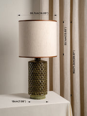 Filaree - tall green glazed ceramic table lamp | Table Lamp | Lights & Lamps | UK | Modern Affordable Designer Lighting