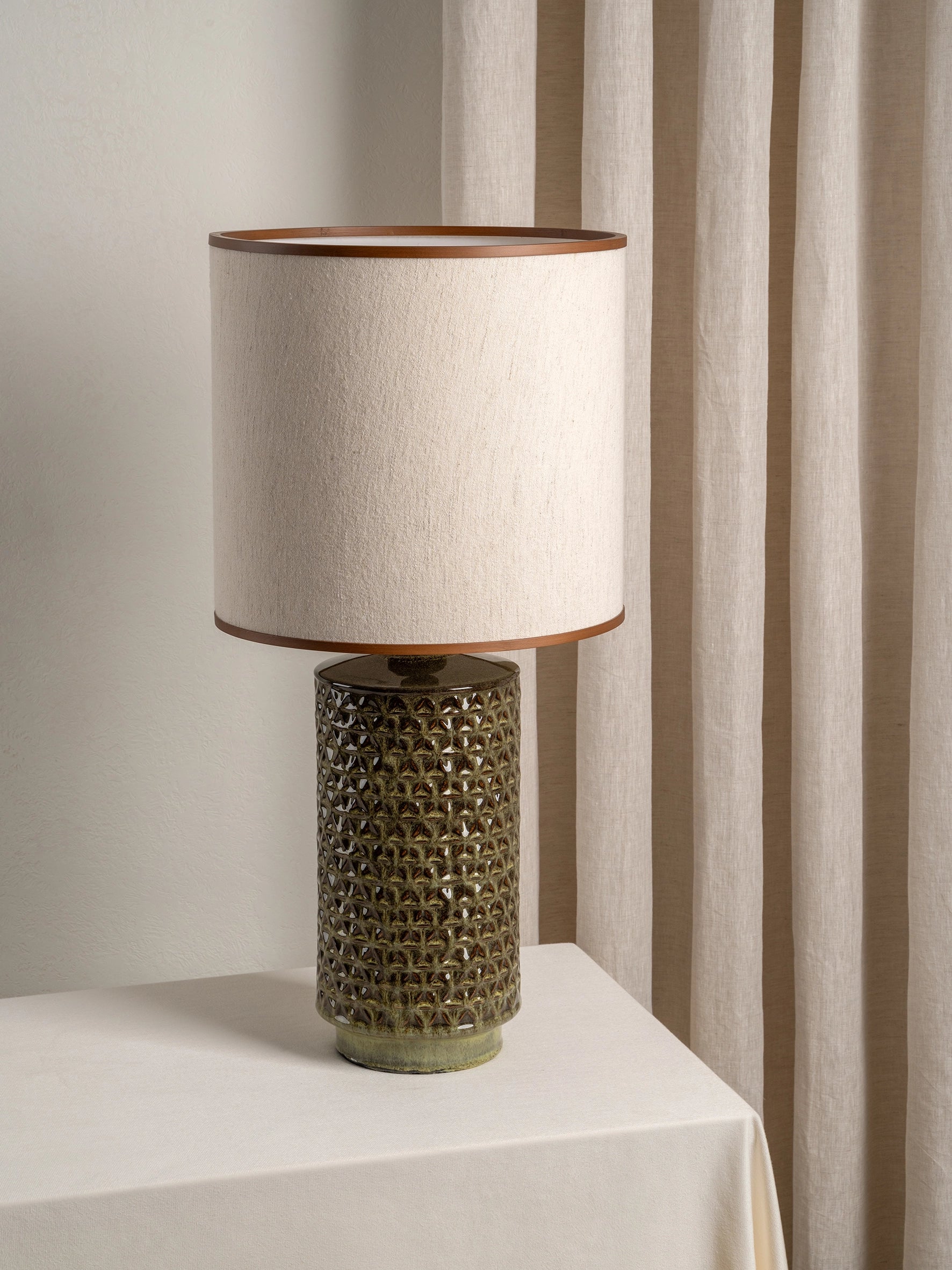 Filaree - tall green glazed ceramic table lamp | Table lamp | lights & lamps | US | Modern affordable designer lighting