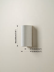 Folia - natural linen single wall light | Wall Light | lights&lamps | UK | Modern Affordable Designer Lighting
