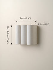 Folia - scalloped natural linen wall light | Wall Light | lights&lamps | UK | Modern Affordable Designer Lighting
