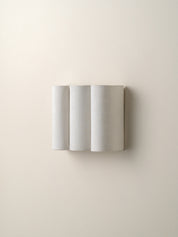Folia - scalloped natural linen wall light | Wall Light | lights&lamps | UK | Modern Affordable Designer Lighting