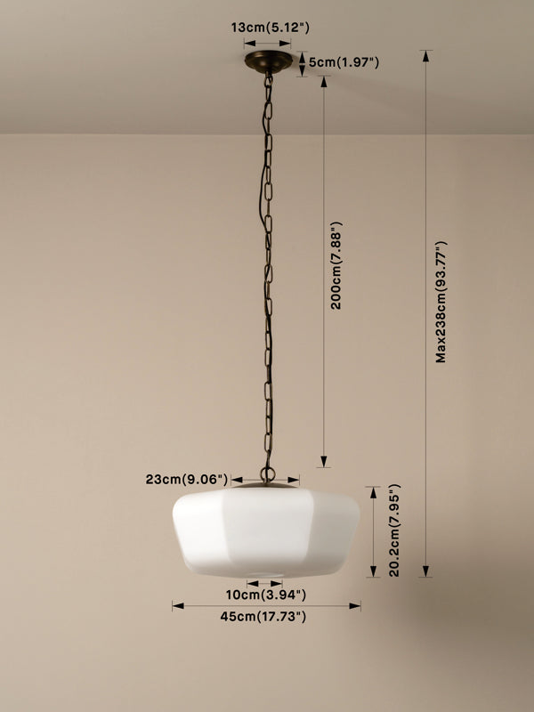 Fulham wide pendant | Ceiling Light | lights&lamps | UK | Modern Affordable Designer Lighting