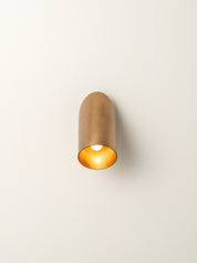 Guilla - brass angled cylinder spot light | Wall Light | Lights & Lamps | UK | Modern Affordable Designer Lighting