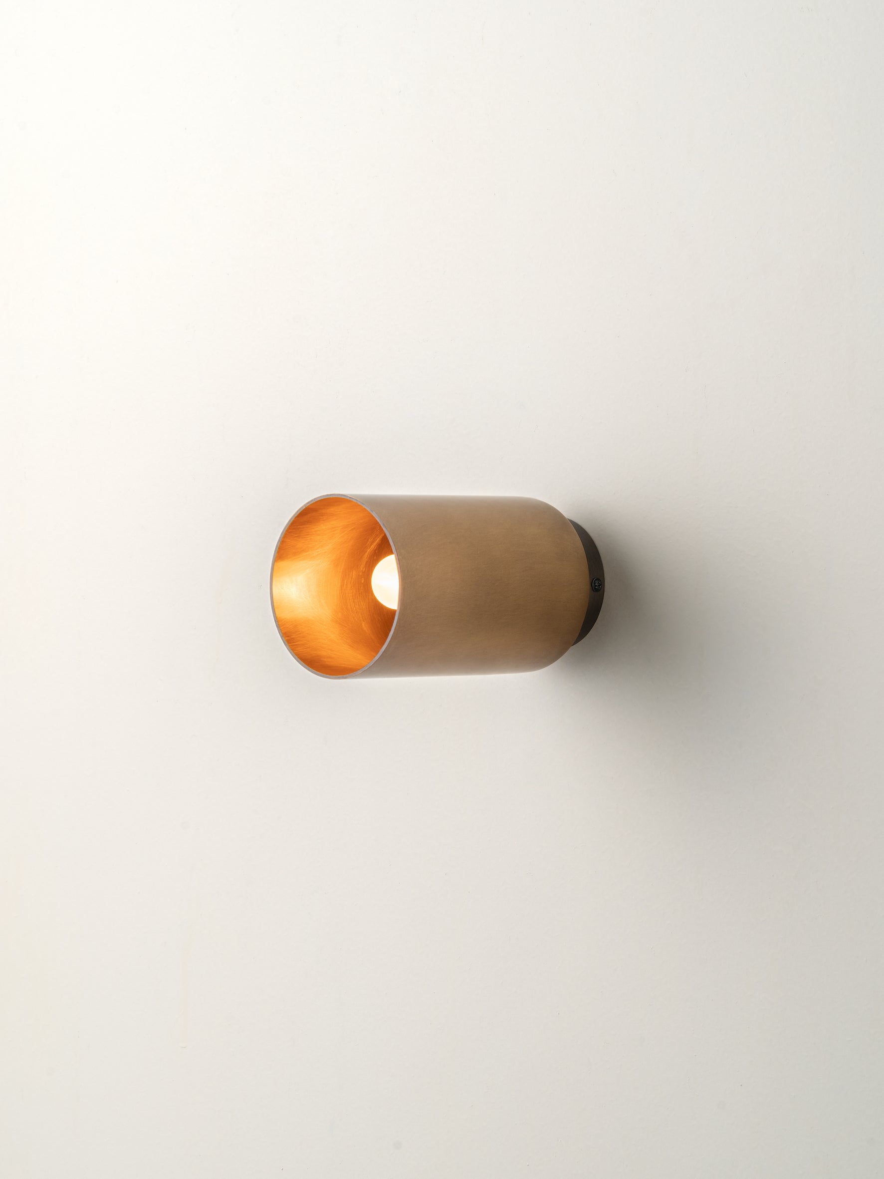 Guilla - brass cylinder spot light | Wall Light | Lights & Lamps | UK | Modern Affordable Designer Lighting