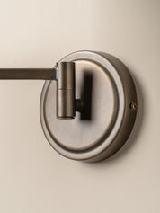 Highgate aged brass wall light