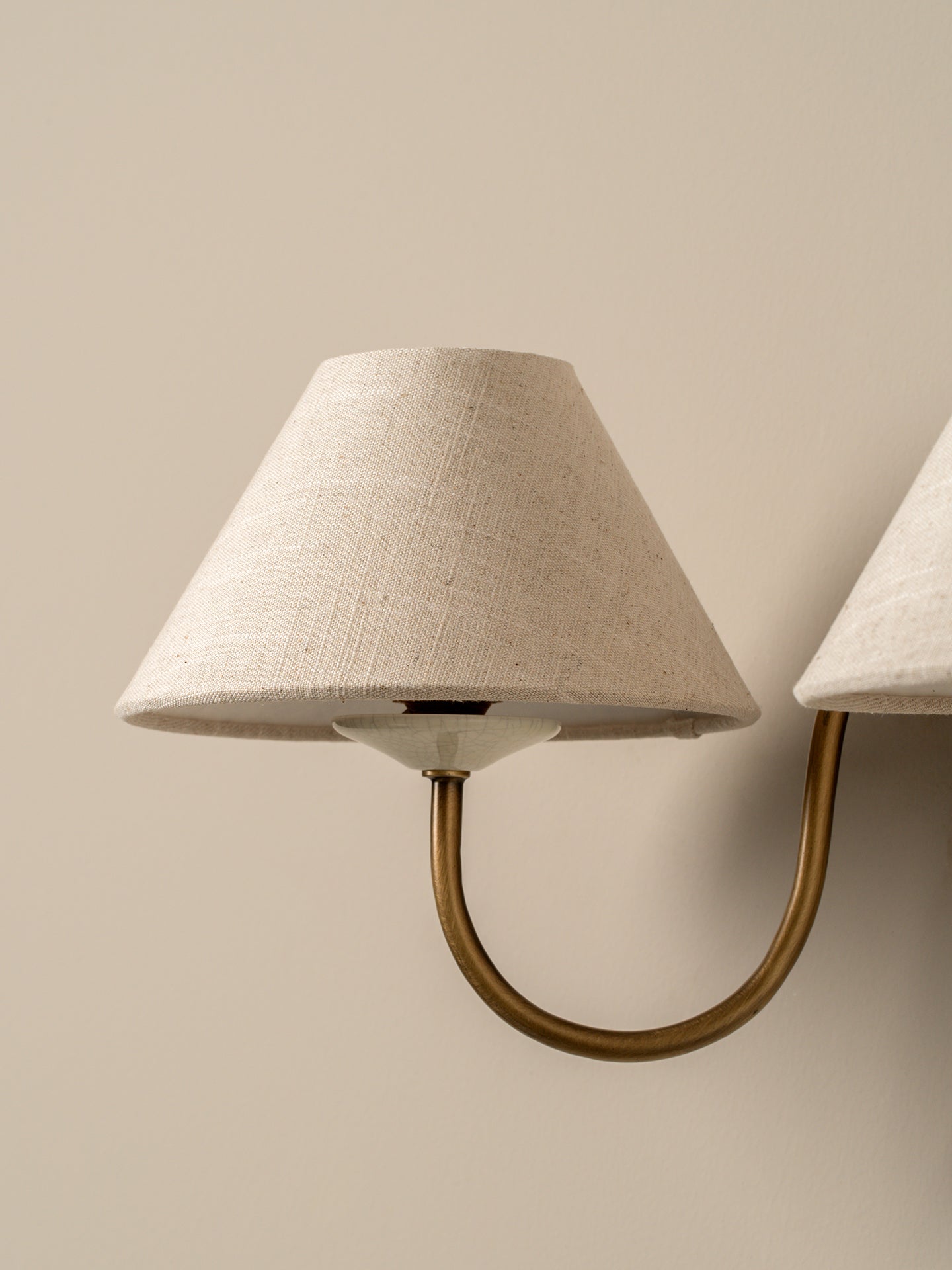 Holland aged brass double wall light | Wall Light | lights&lamps | UK | Modern Affordable Designer Lighting