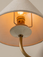 Holland aged brass double wall light