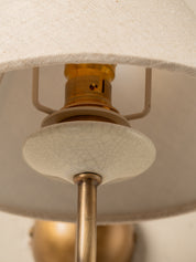 Holland aged brass wall light