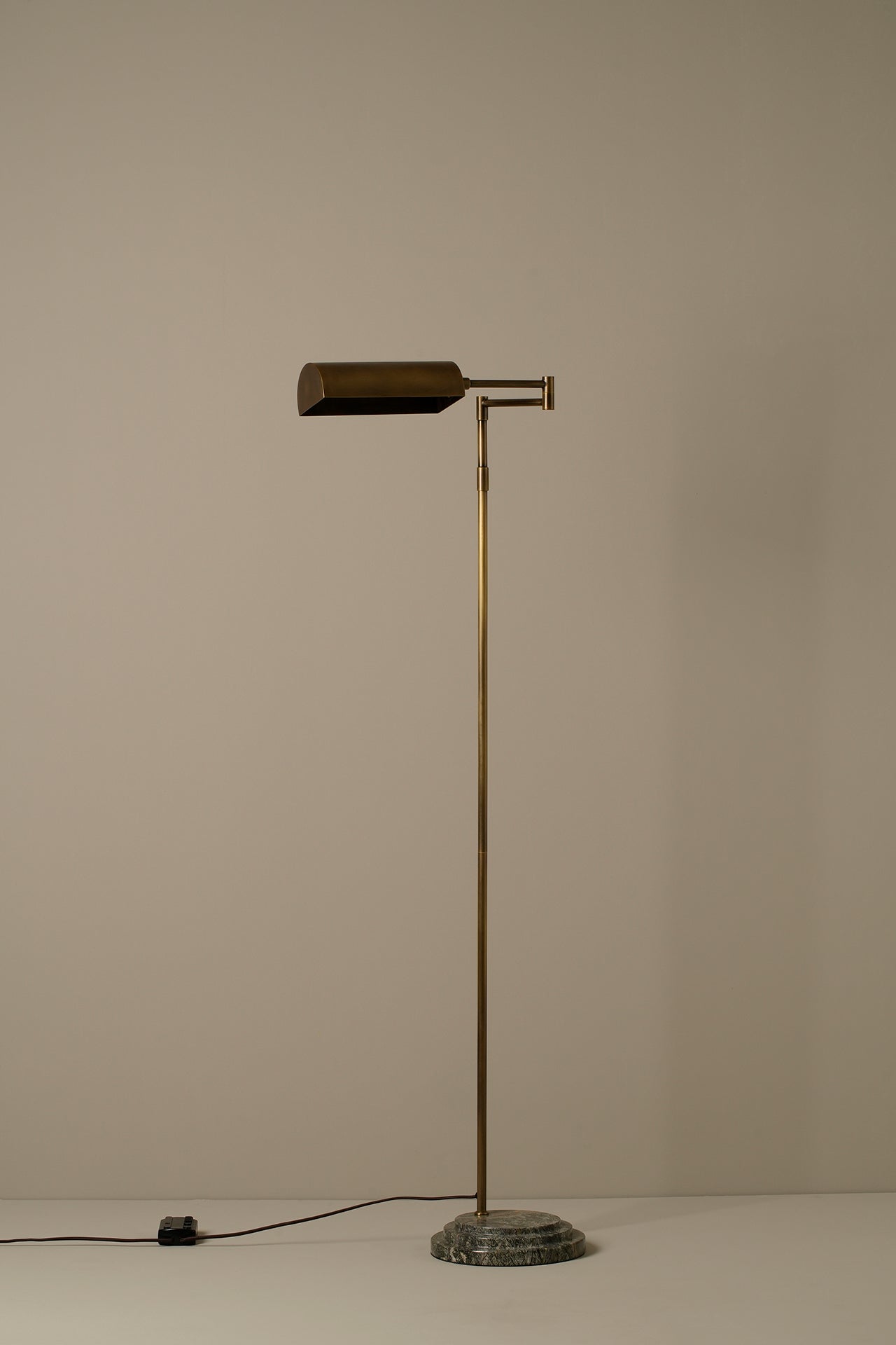 Hyde aged brass floor lamp | Floor Lamp | lights&lamps | UK | Modern Affordable Designer Lighting